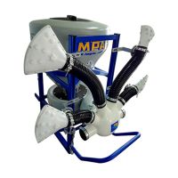 Azufradora suspendida DTS-250 L - turbina 400 mm - 4 salidas