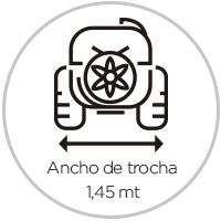 Ancho de trocha Atomizadores 2000 litros