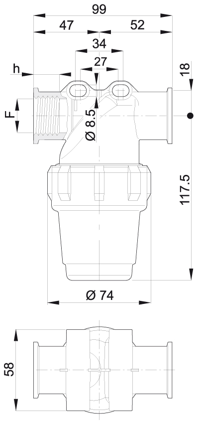 dimensión 008000308